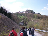 Im Hintergrund: Obermarsberg.