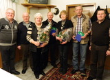 Ehrung für 25 Jahre Mitgliedschaft in SGV - Jahreshauptversammlung 2012
