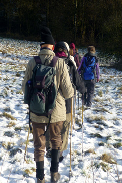 Winterwandern nahe Breckerfeld