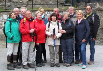 Mit Bundestagsabgeordnete Sabine Poschmann (Foto re) auf Wandertour