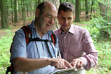 Gut vorbereitet auf Wandertour