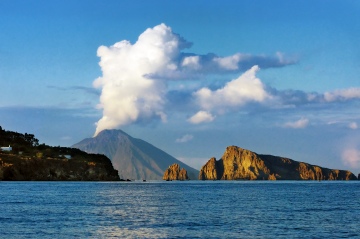 Kalabrien - Blick auf Stromboli