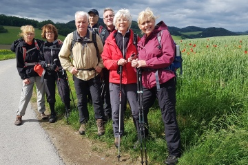 Auf aussichtsreicher Wandertour