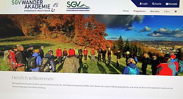 Neuer Internetauftritt der SGV-Wanderakademie
