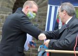 Thomas Gemke und Dr. Jan Heinisch bei der Verabschiedung