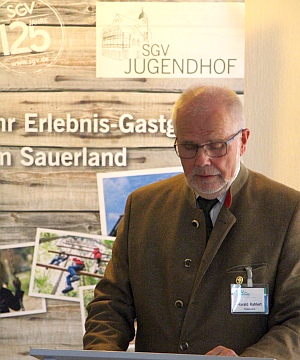 Dankesworte durch SGV-Vizepräsident Harald Kahlert