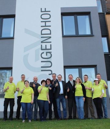 Jugendhof-Team freut sich auf zuk. Zusammenarbeit mit dem DJH