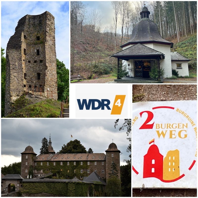 WDR 4 auf dem 2-Burgen-Weg 04.12.2022