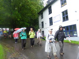 25.06.16 Bensberger Schlossweg, nur Regen,  Regen ...