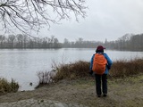 03.02.24 Der Unterbacher See bei diesigem Wetter