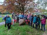 19.10.24 Fast die ganze Wandergruppe auf dem Kunstweg Düsseldorf