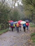 19.10.24 Im Regen mit Karl-Heinz auf dem Kunstweg Düsseldorf