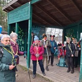 14.02.26 Pause unserer fröhlichen Karnevals-Wandergruppe