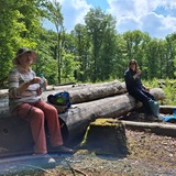 09.05.26  Pause auf dem Weg  von Radevormwald durchs Bergische Land