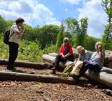 09.05.26  Pause auf dem Weg  von Radevormwald durchs Bergische Land