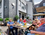 26.08.Zum Schluss : Kaffee im Hafencafe