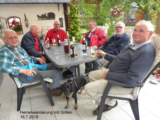 nach dem Wandern...