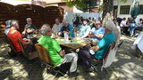 Bild 10 Einkehr im Weinpavillon Gundelsheim - Fritz hat zu einem Schoppen eingeladen!