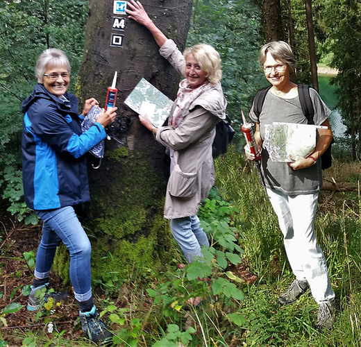 09.09.2018: Motiviert und immer gut gelaunt – die Wegezeichnerinnen des Meinerzhagener SGV.