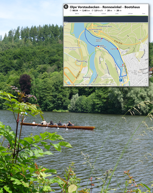 24.06.2025: Diesmal geht es auf einem leichten Rundkurs an der Bigge um das Olper Vorstaubecken.