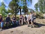 26.08.2025 Pause beim Aufstieg zur Aussichtsplattform am Biggesee