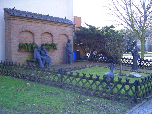 Bergmannsleben - Denkmal von Professor Kampmann
