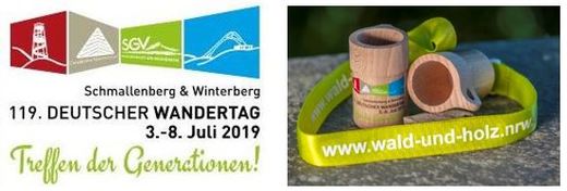 Deutscher Wandertag 2019 / Wandertags-Plakette