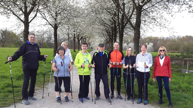 NordicWalking-Training am 8. April 2026