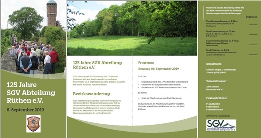 125 Jahre SGV Abteilung Rüthen e.V.