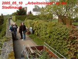 2005_05_10 Arbeitseinsatz an der Stadtmauer